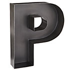 P Magnificent Metal Letter