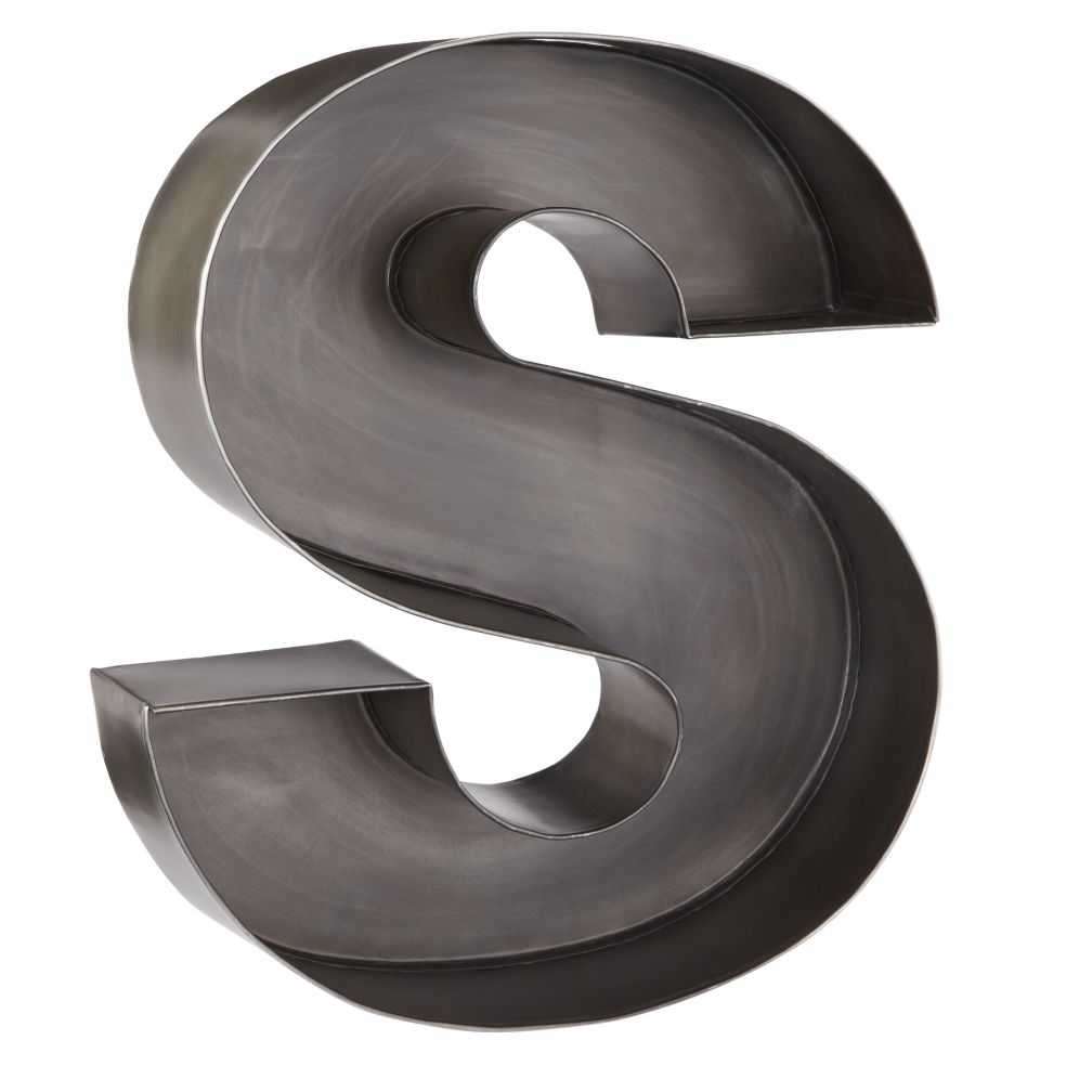 S Magnificent Metal Letter