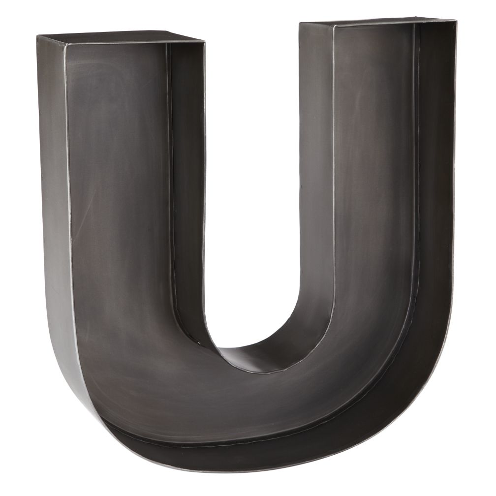 U Magnificent Metal Letter