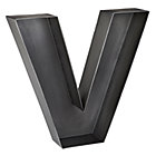 V Magnificent Metal Letter