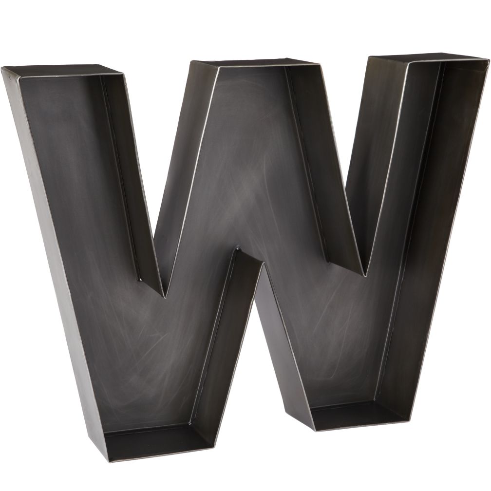 W Magnificent Metal Letter