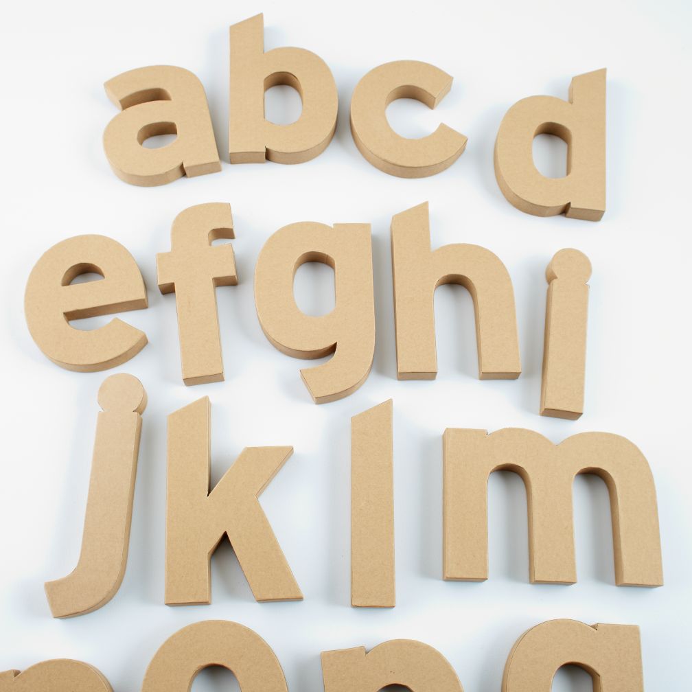 Crafty Kraft Paper Letters