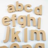 Crafty Kraft Paper Letters