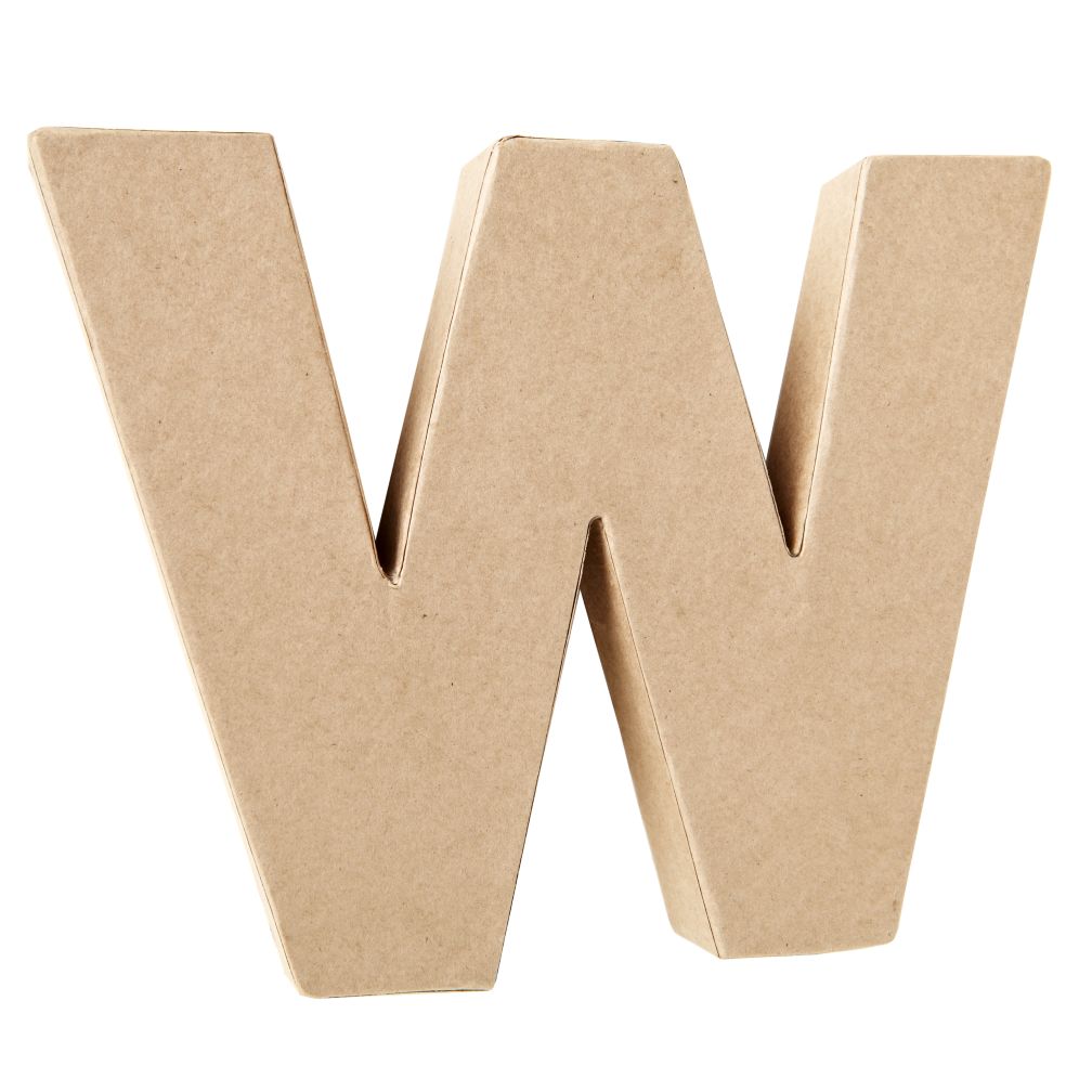 W Crafty Kraft Paper Letter