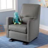 Luca Glider & Ottoman (Charcoal)