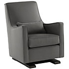 Charcoal Upholstered Luca Glider