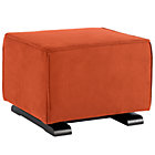 Orange Upholstered Luca Ottoman