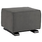 Charcoal Upholstered Luca Ottoman