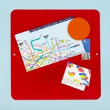 Square 12" Magnet Board (Red)
