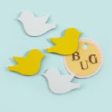 Four Little Bird Magnets (Set of 4)