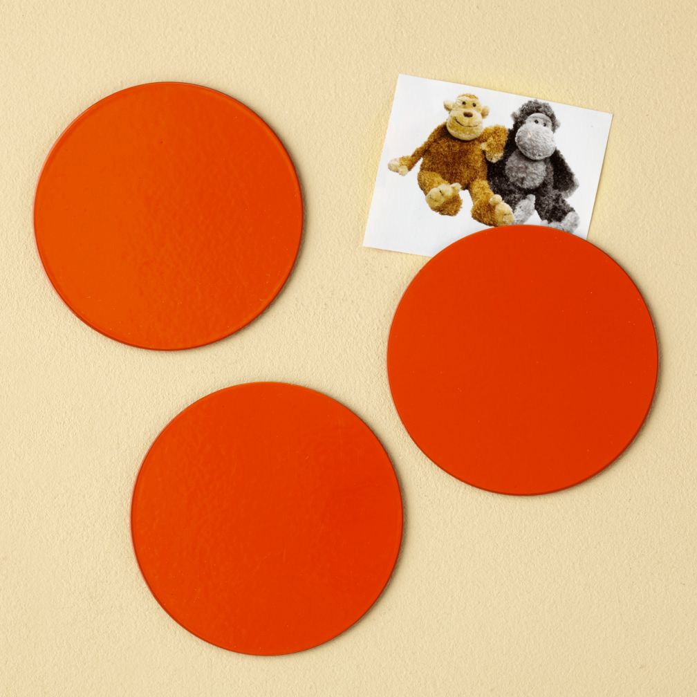 Orange Seeing Spots Magnets (Set of 3)