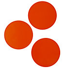 Orange Circle Magnets (Set of 3)