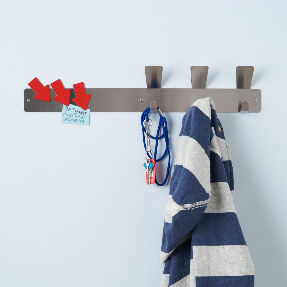 Every Which Way Magnet Hook Strip (Silver)