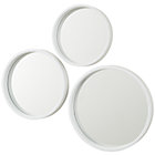 White Circle Mirror Set of 3