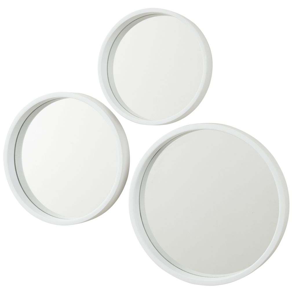 Ahoy There White Mirrors (Set of 3)