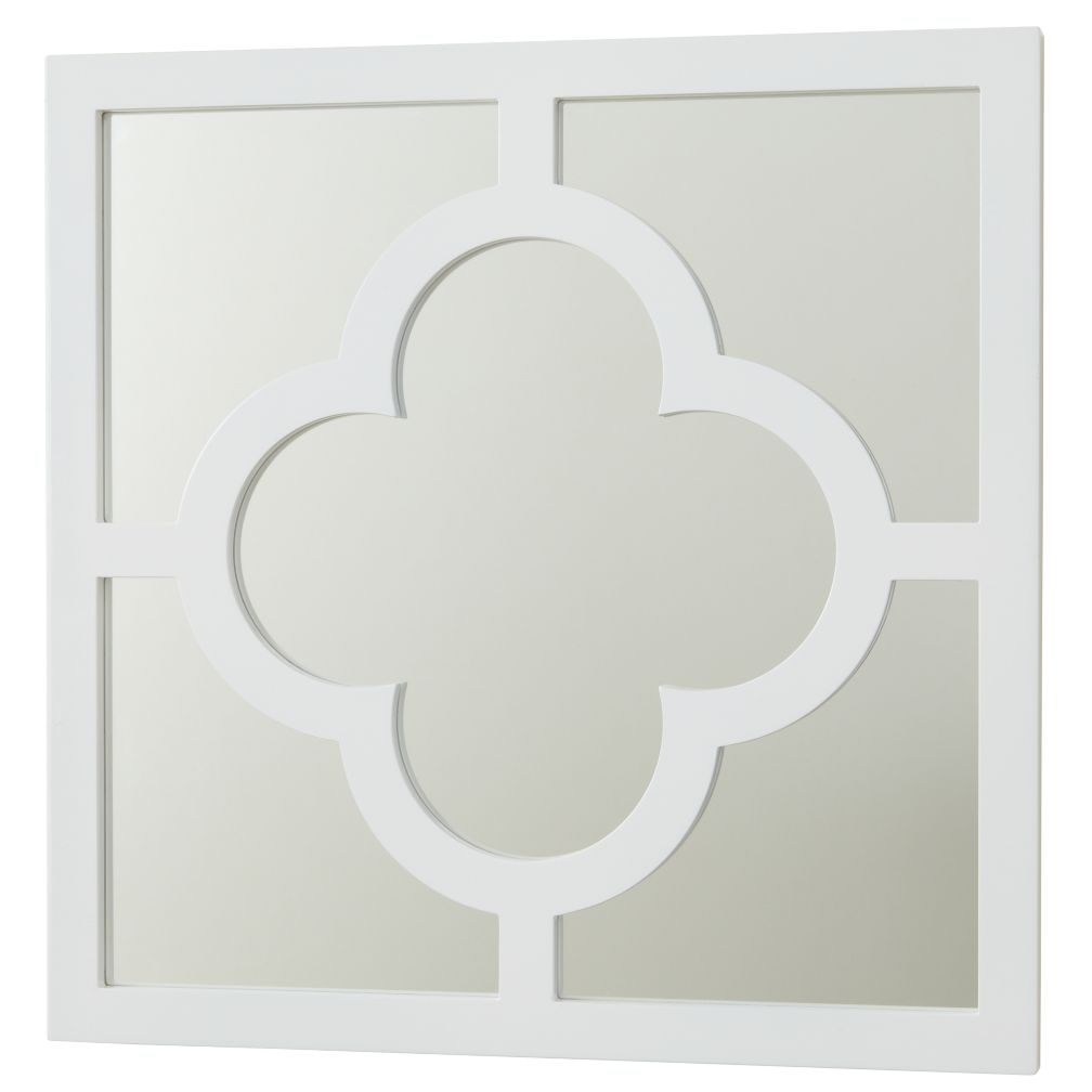 My Lucky Four Leaf Mirror (White)