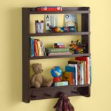Straight and Narrow Wall Rack (Espresso)