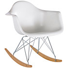 Retro Rockerseat to top of back: 16"h