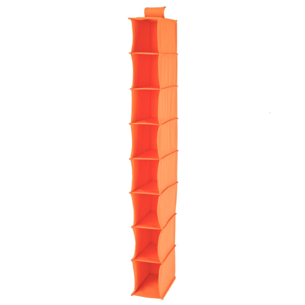 I Think I Canvas Narrow Hanging Organizer (Orange)