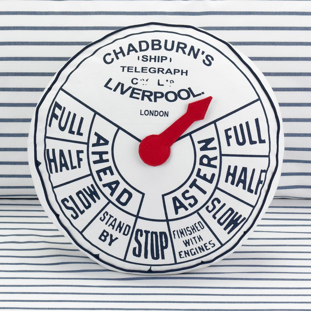 Telegraph Throw Pillow