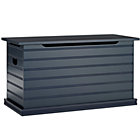 Midnight Blue Beadboard Toy Chest