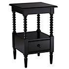 Black Jenny Lind Nightstand