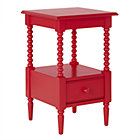 Raspberry Jenny Lind Nightstand
