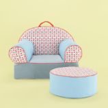 Clothesline Nod Chair and Ottoman