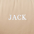 Khaki Personalized Nod Chair Cover OnlyFree embroidered personalization!