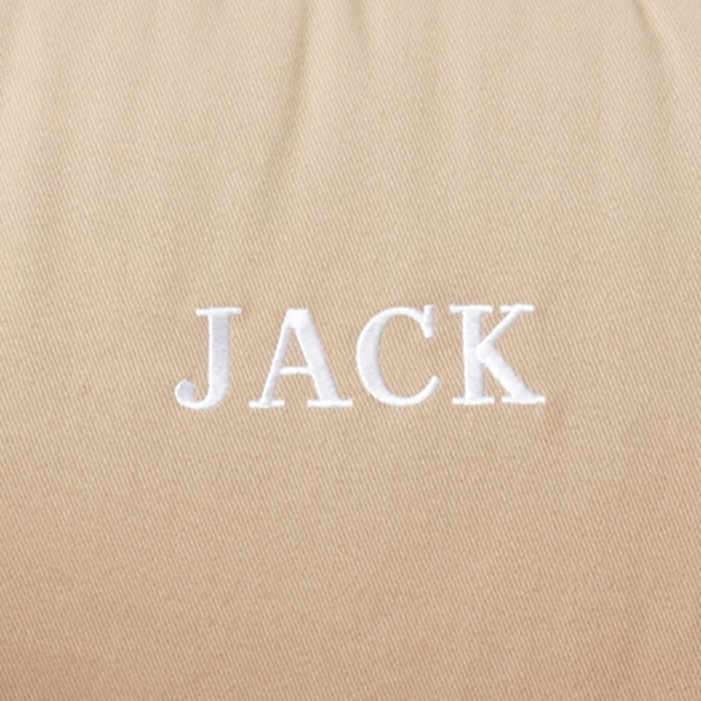 Khaki Personalized Nod Chair Cover