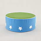 Blue Circus Nod Ottoman