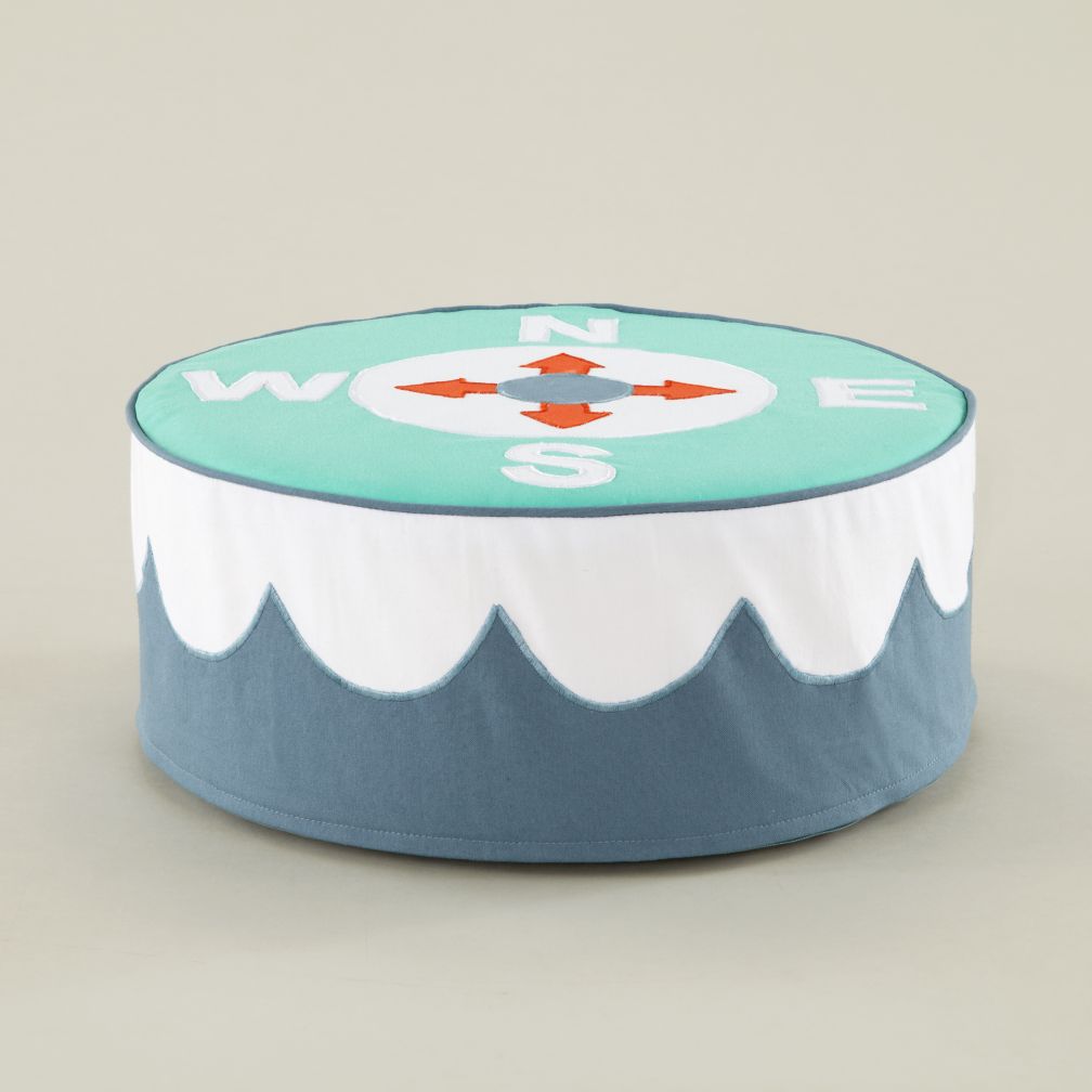 Noddoman Ottoman (Sailboat Compass)