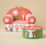 Flower Nod Chair and Ottoman