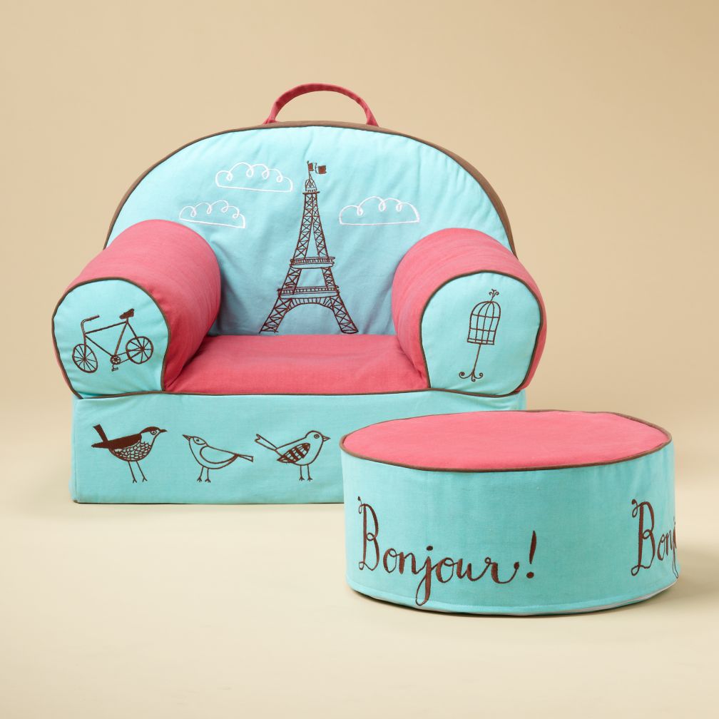 Paris Nod Chair and Ottoman