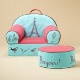 Paris Nod Chair and Ottoman
