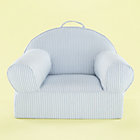 Blue Ticking Nod Chair includes cover and insert