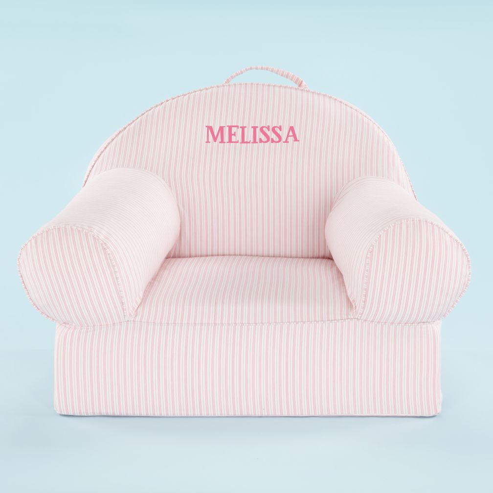 Personalized Ticking Nod Chair (Pink)