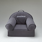 Personalized Grey Nod Chair includes Cover and InsertFree embroidered personalization!