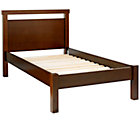 Twin Dk. Chocolate Bed