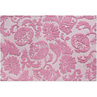4 x 6' Pink Raised Floral Rug