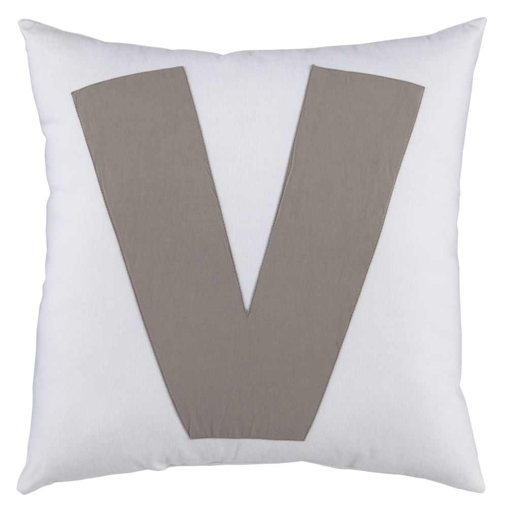 ABC Throw Pillows (Letter V)