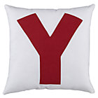 ABC "Y" Pillow