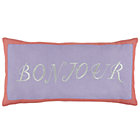 Streets of Paree Bonjour Throw Pillow