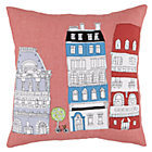 Streets of Paree Buildings  Throw Pillow