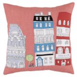Streets of Paree Throw Pillow