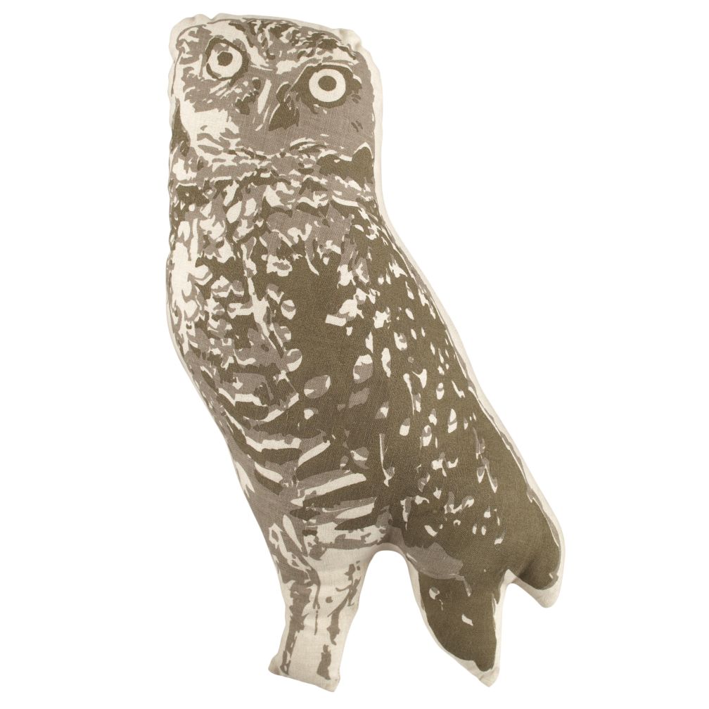 Camp Throw Pillow (Owl)
