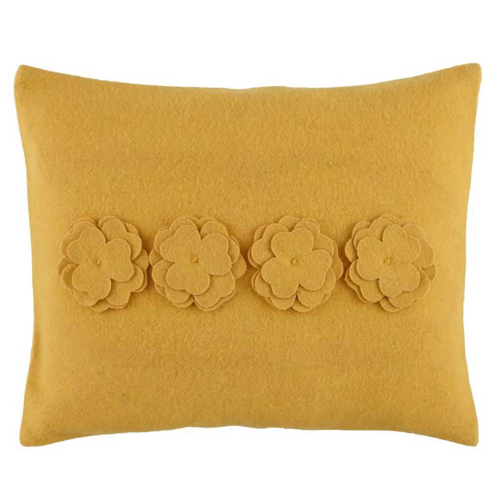 Bedding Bouquet Throw Pillow (Yellow)