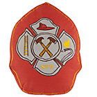 Fire Cadet Red Badge Throw Pillow