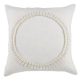 Pleated Circle Throw Pillow