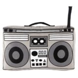 Boom Box Throw Pillow